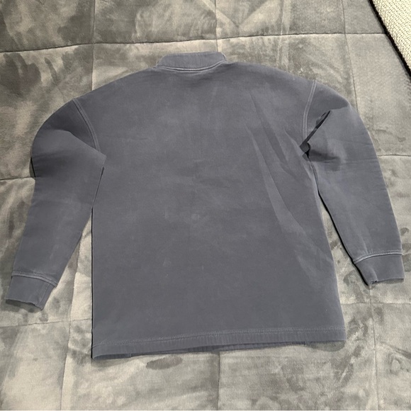 Banana Republic BR Standard Scuba-Knit Sweatshirt Tunic Silky Coal XS - Picture 5 of 9